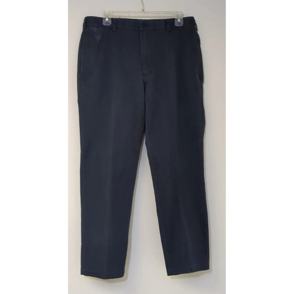 Brooks Brothers Pants‎ Men's 34x30 Chino Blue Advantage Clark Stretch Flat Front - Picture 1 of 7